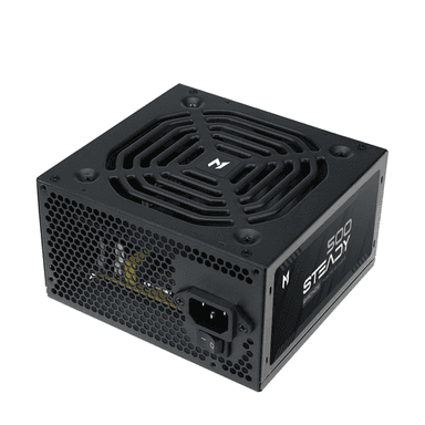 Fonte Gamer MACH1 Steady 500W Bronze, 500W, 80 Plus Bronze, Com Cabo, Preto - BR